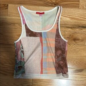 Eckhaus Latta Multicolor Patchwork Tank Top